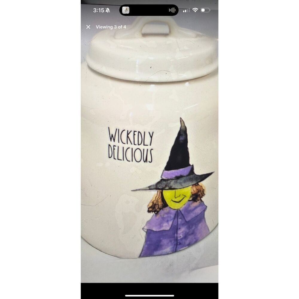 Rae Dunn Wickedly Delicious Canister Cute